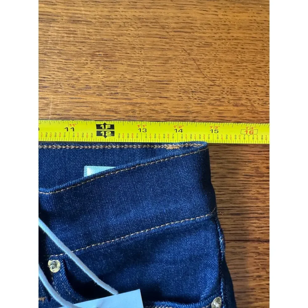 FRAME Le Slim Palazzo Jeans in RINSE Size L29 TALL - Picture 7 of 10